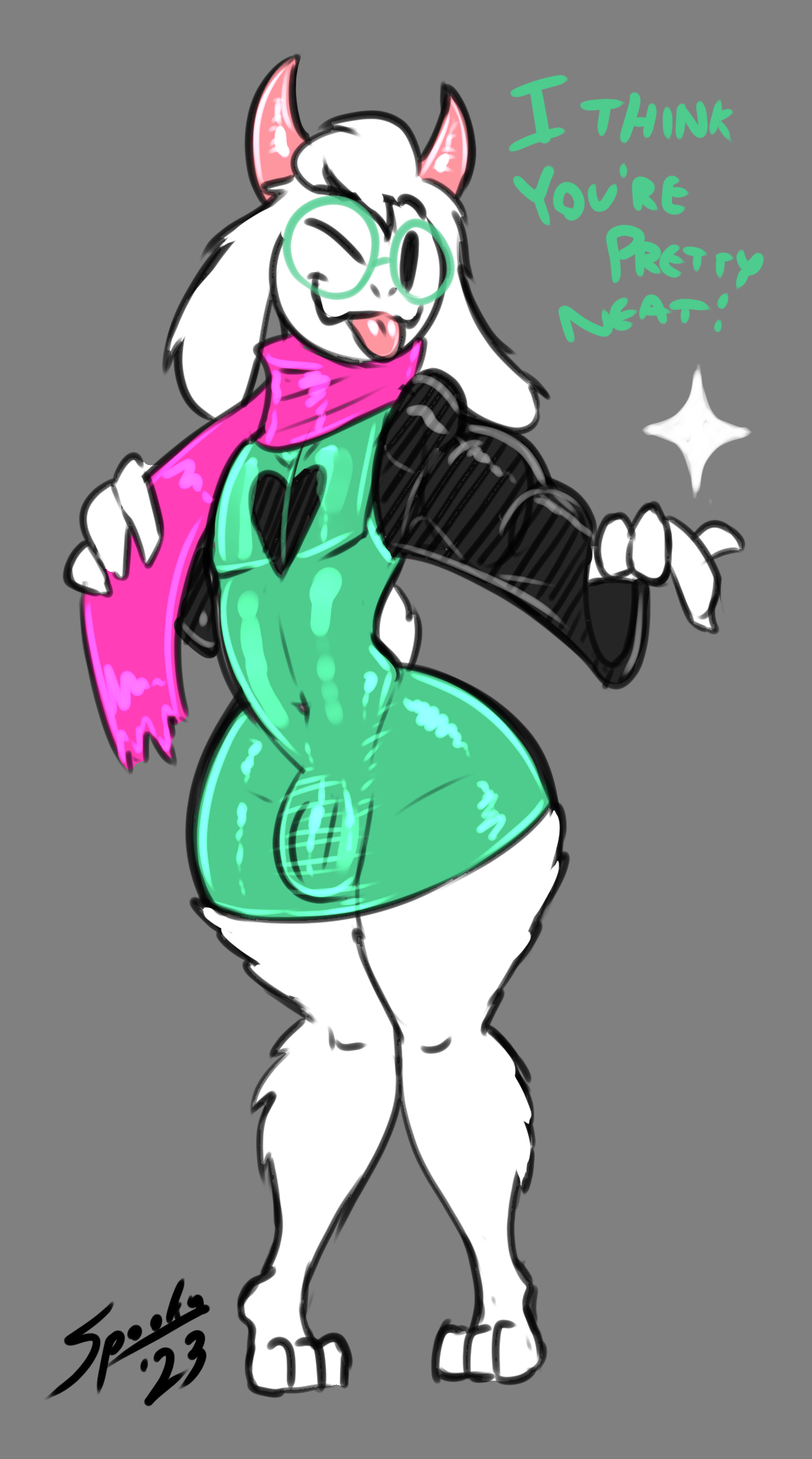 g4 :: Fanart Fun - Encouraging Ralsei by GrayscaleRain